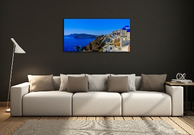 Foto glasbild Santorini, Griechenland