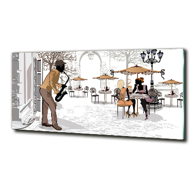 Bild auf glas Straßenmusiker