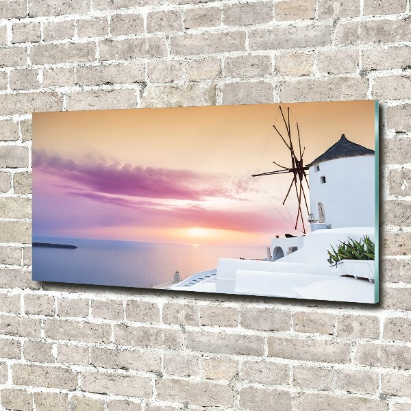 Foto glasbild Santorini, Griechenland