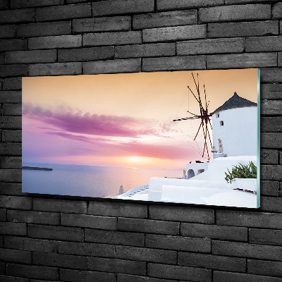 Foto glasbild Santorini, Griechenland