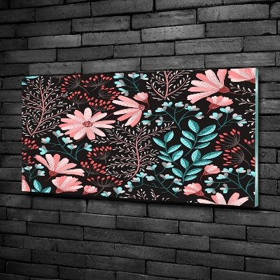 Bild auf glas Frühlingsblumen