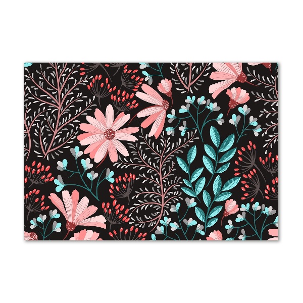 Bild auf glas Frühlingsblumen