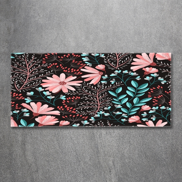 Bild auf glas Frühlingsblumen