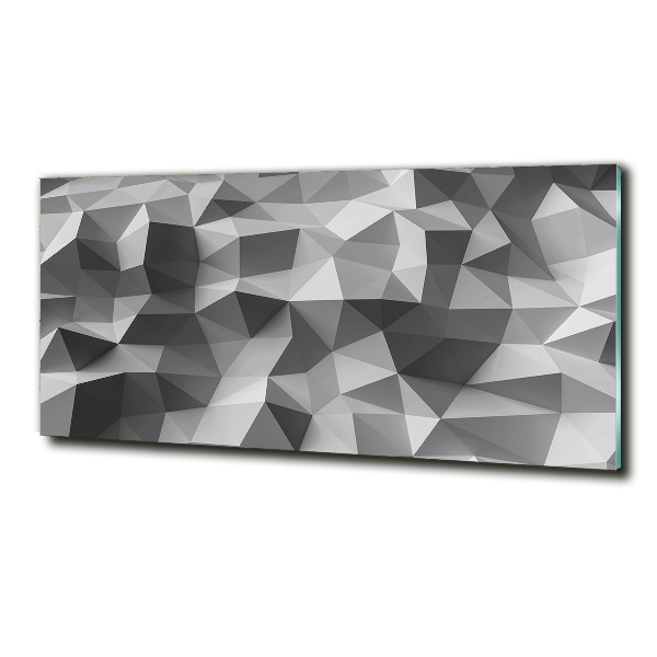 Foto glasbild Abstrakte Dreiecke