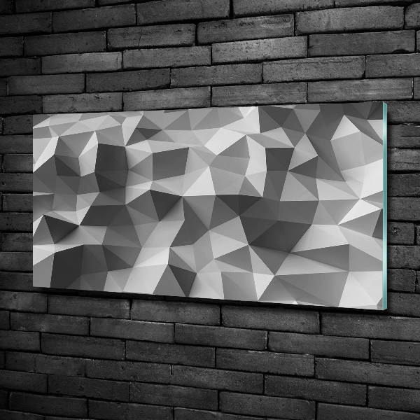 Foto glasbild Abstrakte Dreiecke