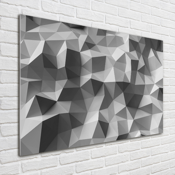 Foto glasbild Abstrakte Dreiecke