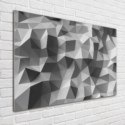 Foto glasbild Abstrakte Dreiecke