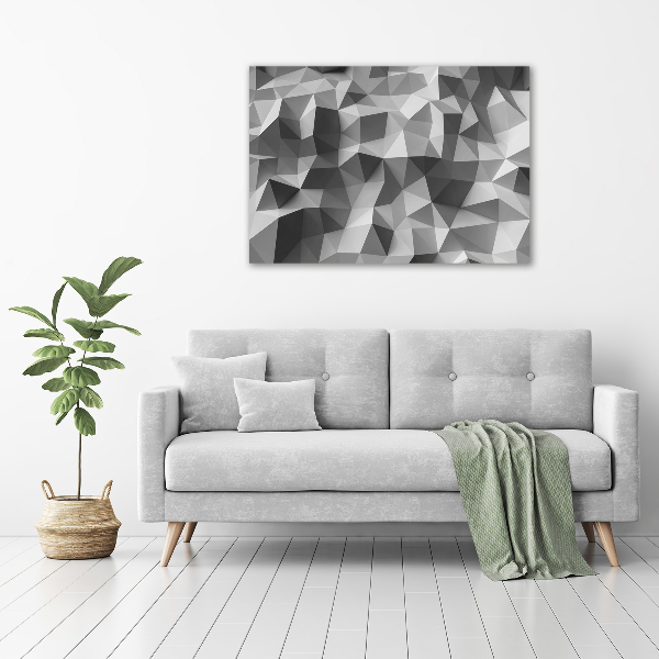 Foto glasbild Abstrakte Dreiecke