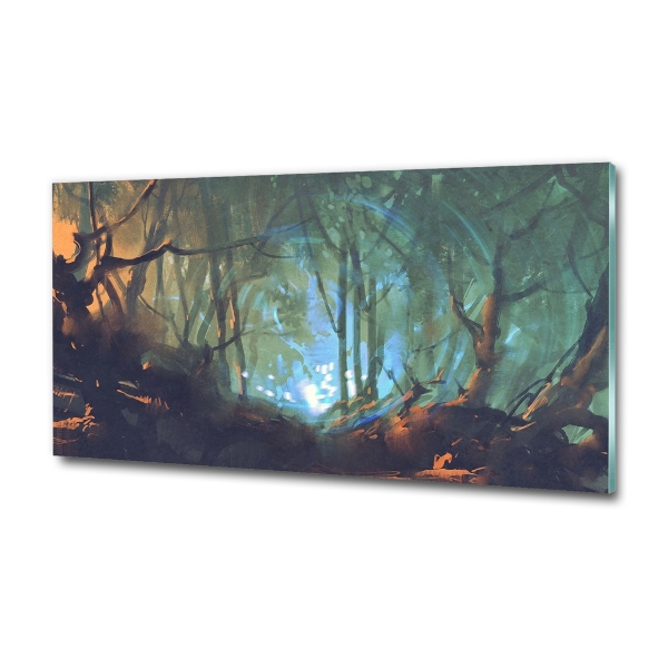 Bild auf glas Mystischer Wald
