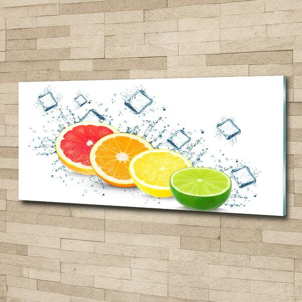 Glasbild Zitrusfrüchte