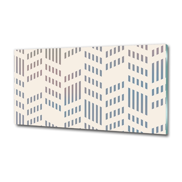 Glasbild Geometrischer Hintergrund