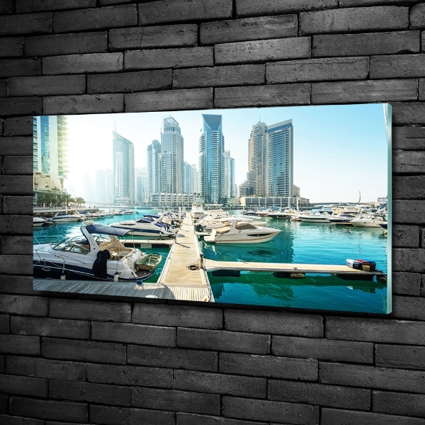 Bild auf glas Dubai Marina