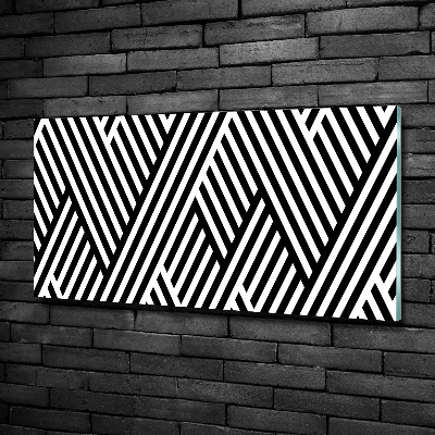 Glasbild Geometrischer Hintergrund