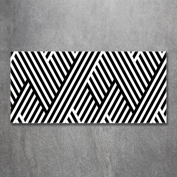 Glasbild Geometrischer Hintergrund