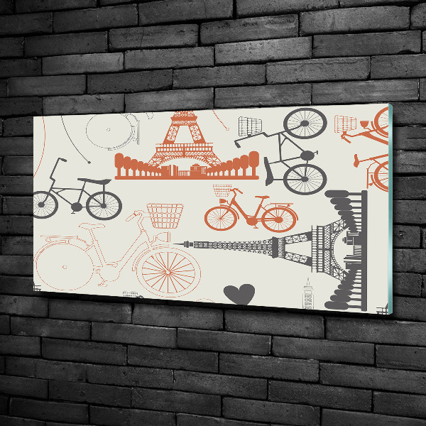 Bild auf glas Symbole Frankreichs