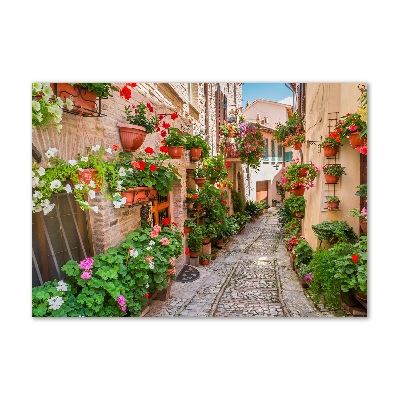 Foto glasbild Italienische Straßen