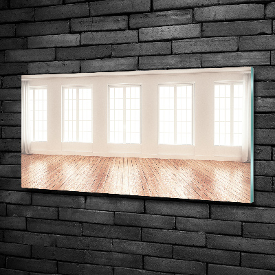 Foto glasbild Heller Innenraum