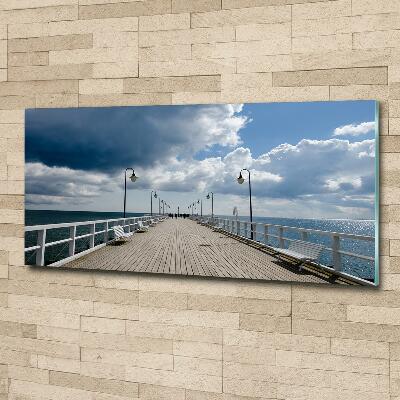 Foto glasbild Pier in Orłowo