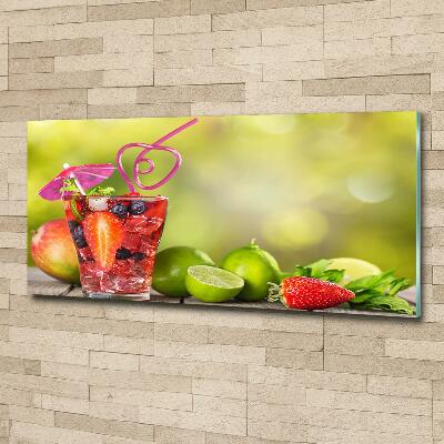 Glasbild Fruchtcocktail