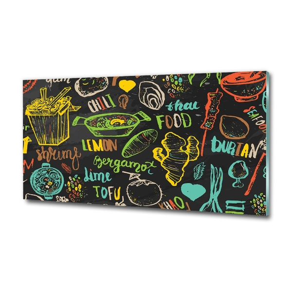 Bild auf glas Thailändisches Essen