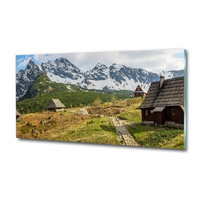 Glasbild Weiden im Tatra-Gebirge