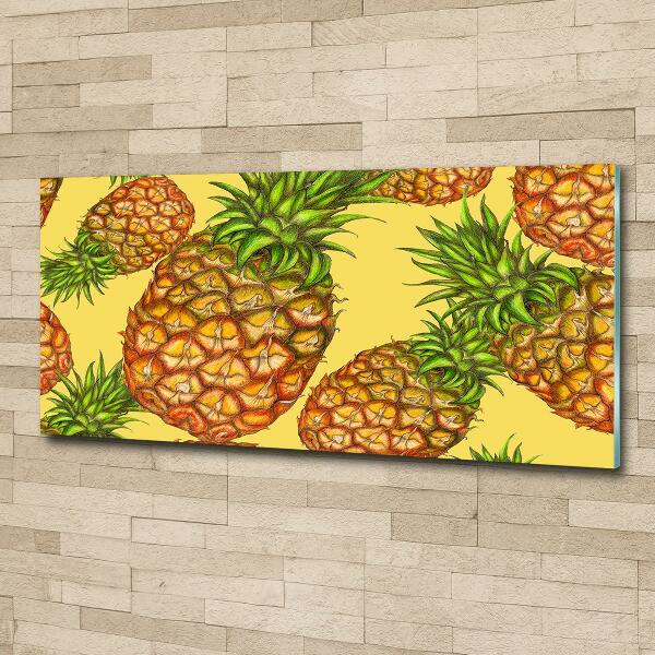 Foto glasbild Ananas