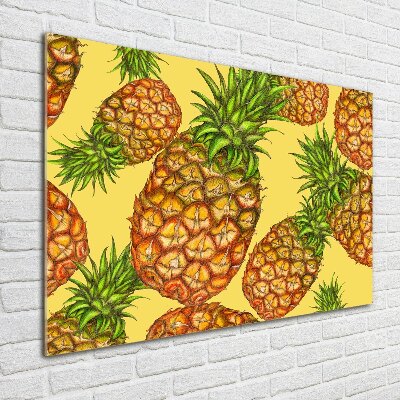 Foto glasbild Ananas