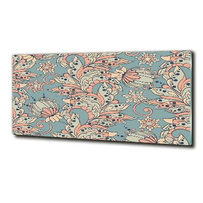 Bild auf glas Ethnische Blumen