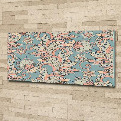 Bild auf glas Ethnische Blumen