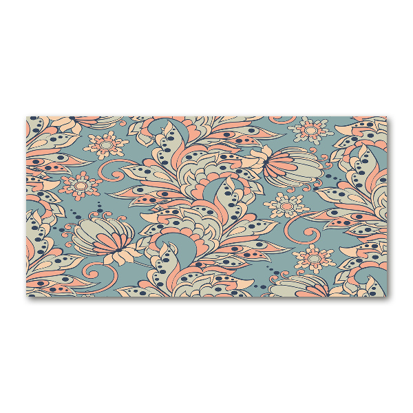 Bild auf glas Ethnische Blumen