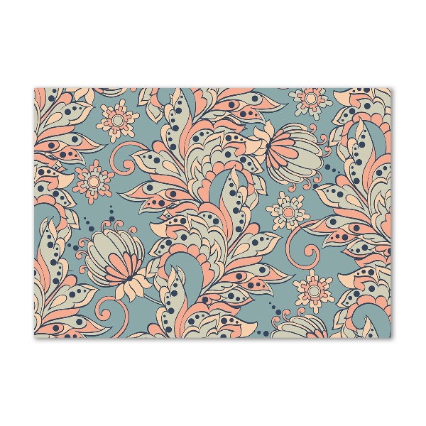 Bild auf glas Ethnische Blumen