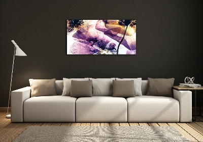 Glasbild Getrocknete Mohnblumen