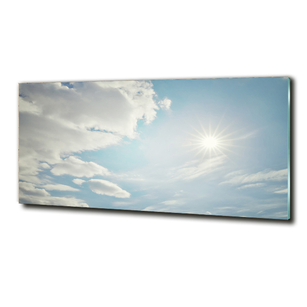 Bild auf glas Wolken am Himmel