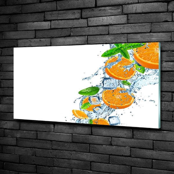 Foto glasbild Orangen