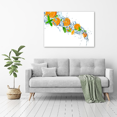 Foto glasbild Orangen