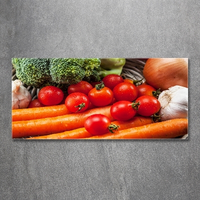 Bild auf glas Gemüse