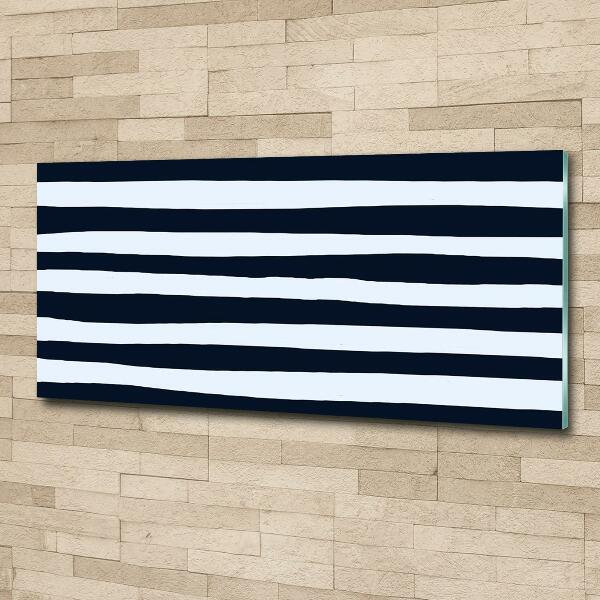 Glasbild Gestreifter Hintergrund