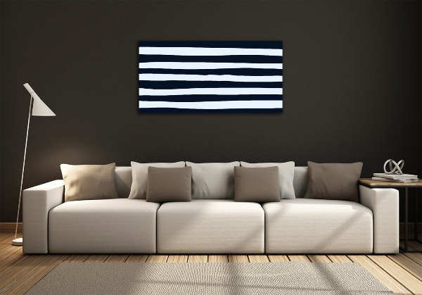 Glasbild Gestreifter Hintergrund