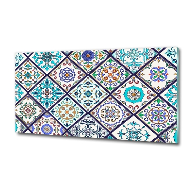 Foto glasbild Keramikfliesen