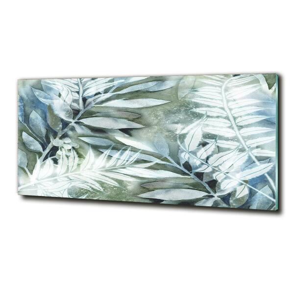 Foto glasbild Blätter