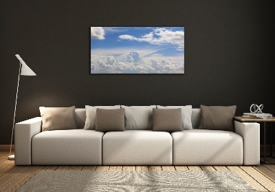 Bild auf glas Wolken am Himmel