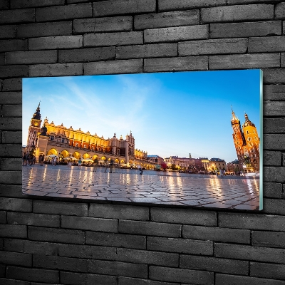 Glasbild Krakau, Polen