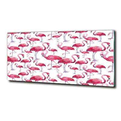 Bild auf glas Flamingos