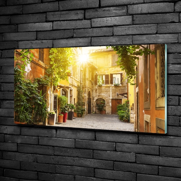 Bild auf glas Italienische Straßen