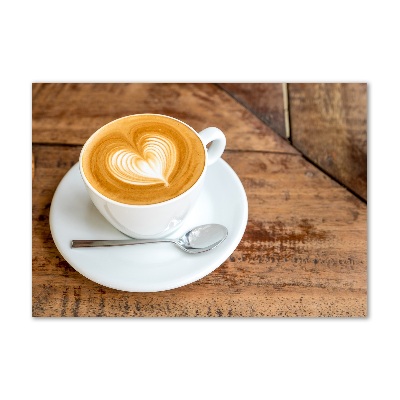 Bild auf glas Kaffee in einer Tasse