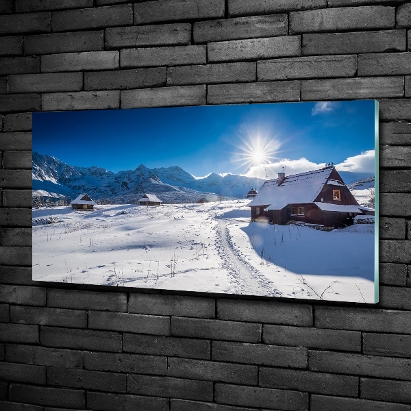 Glasbild Weiden im Tatra-Gebirge