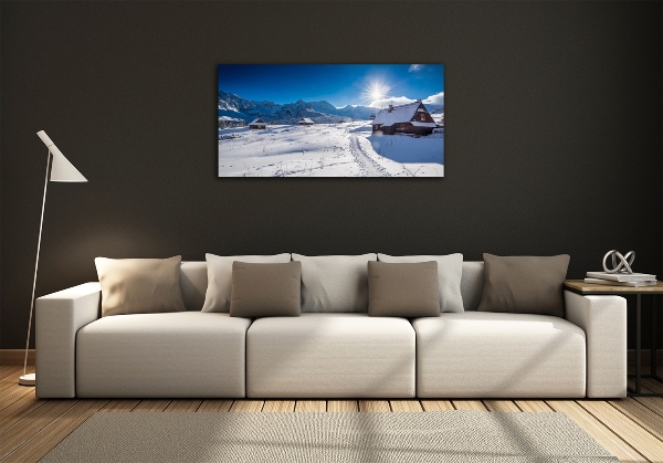 Glasbild Weiden im Tatra-Gebirge