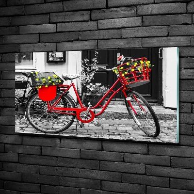 Foto glasbild Citybike