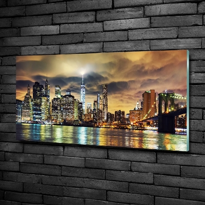 Bild auf glas Manhattan, New York
