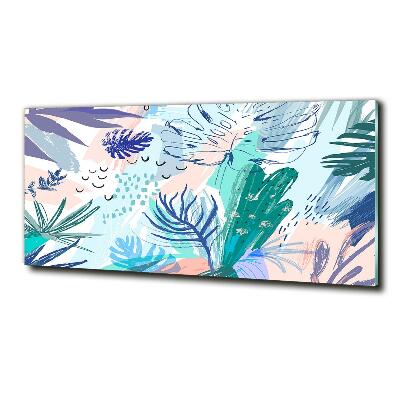 Bild auf glas Tropische Blätter